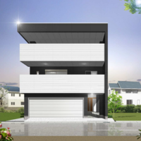 重量鉄骨3階建て住まいの構造見学会
