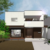 木造2階建て二世帯住宅 構造見学会