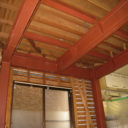 【木造耐震リノベーション】重量鉄骨で木造住宅を耐震シェルターに　静岡市清水区