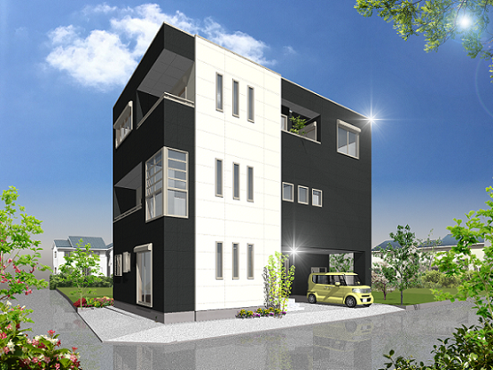 完全予約制 ホームエレベーター付重量鉄骨３階建て 完成見学会 静岡の重量鉄骨住宅 注文住宅ならアイディースリーの池田建設 地震に強い住宅 津波対策住宅 ３階建狭小住宅